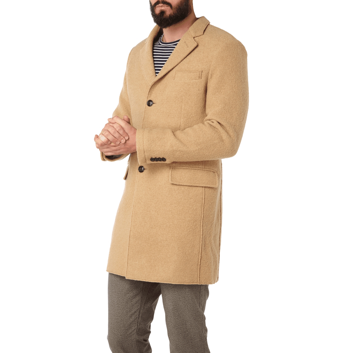 Tommy Hilfiger Wollmantel mit Reverskragen Herren Mantel XXL eBay